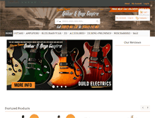 Tablet Screenshot of northeastguitar.co.uk